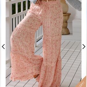 Emmaline Tiered Pull-On Pants